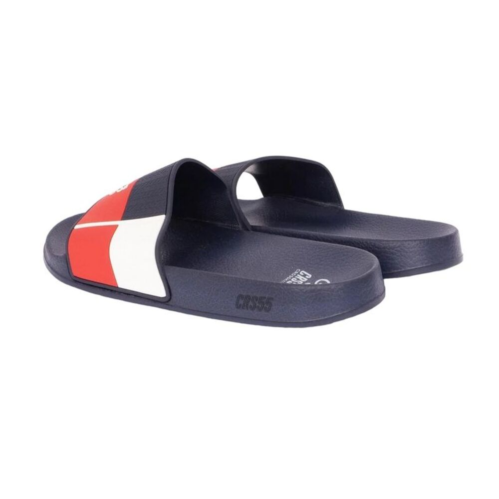 Crosshatch Mens Rentrays Sliders / Red/Navy - Picture 2 of 3